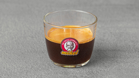 Hot espresso americano