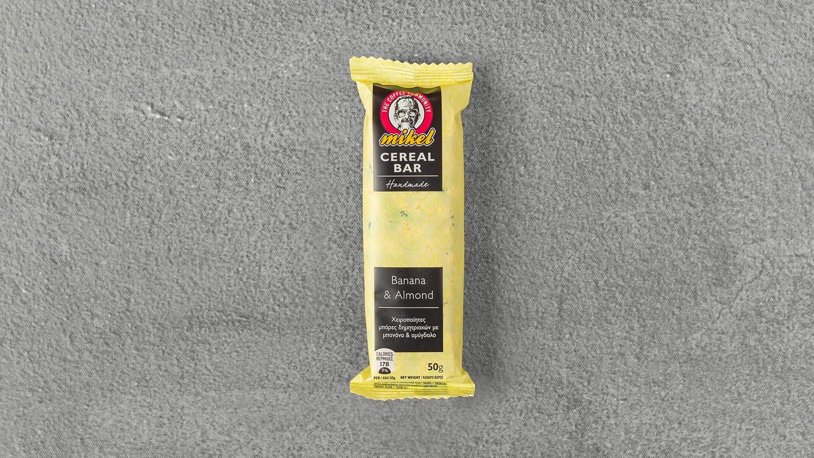 Μπάρα δημητριακών μπανάνα & αμύγδαλο